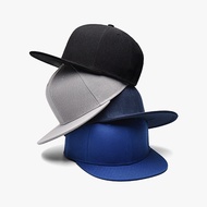 Men's flat-brimmed cap, board cap, trendy street dance hip-hop baseball cap, flat-brim baseball cap.