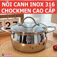 Chockmen German soup pot High quality 316 stainless steel solid stainless steel pot stainless steel 