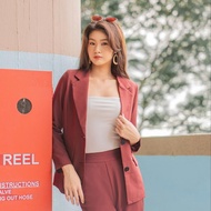 RMVcollection เสื้อสูท รุ่น BROOKLYN BLAZER สี AUBURN RED (BLAZER ONLY)*