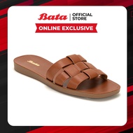 Online Exclusive Bata บาจา รองเท้าแตะลำลอง รองเท้าแฟชั่น ดีไซน์เก๋ สำหรับผู้หญิง รุ่น OLIVIA สีแทน 5804043 สีเขียว 5807043