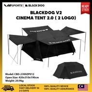 BLACKDOG Cinema Tent upgraded version 2 logo 8pole tent Bedroom Camping Equipment Thickend Rainproof