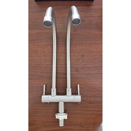BigGo BG-3110-ID Double Cold Sink Faucet made of 304 stainless steel. 100% Genuine Commitment