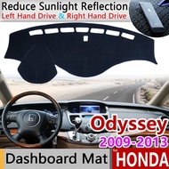 for Honda Odyssey 2009~2013 JDM Model Anti-Slip Mat Dashboard Cover Pad Sunshade Dashmat Carpet Acce