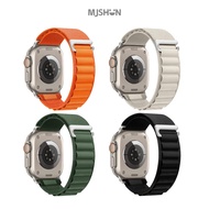 MJSHUN Alpine Loop Strap for Apple Watch,Sport Nylon Strap for iwatch Ultra 10 9 8 7 6 5 4 3 2 1 SE,