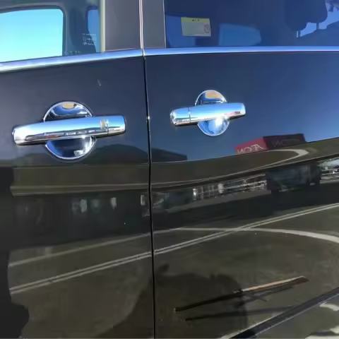 For NISSAN SERENA C25 C26 C27 2016 -2019 ABS Chrome Door Handle Bowl Cover Cup Cavity Trim Insert Ca