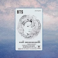 官方週邊商品 防彈少年團 BTS X T-MONEY 2代 透明交通卡 地鐵卡 [JUNGKOOK] (韓國進口版)