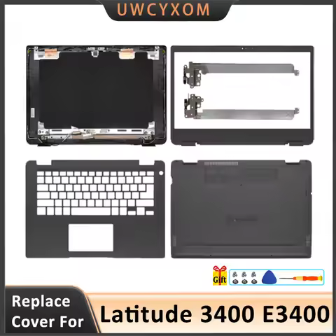 NEW Top Case For Latitude 3400 E3400 Laptop LCD Back Cover/Front Bezel/Palmrest/Bottom Case 0H02YK 0