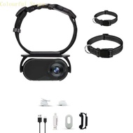 กล้องแมว 1080P แบบคล้องคอ กล้องกีฬาขนาดเล็ก กล้องติดตัวสำหรับสัตว์เลี้ยง พร้อมการบันทึกแบบวนซ้ำ 120