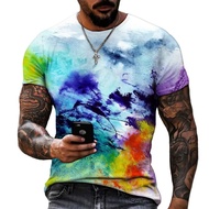 Abstract Art Youth Fashion 100% Polyester Leica 3D Oversized T Shirt Men's Premium T Shirt Casual Top Plus Size XXS-6XL