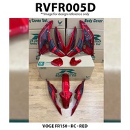 COVER SET RAPIDO BRAND BODY SET VOGE FR150 RC RED RVFR005D  BODY SET NEW DESIGN BY RAPIDO ACCESSORIE