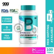 999 vitamin b complex B1 B2 B6 B12 Vitamin B Group Multivitamin 100 Chewable Tablets