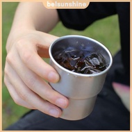 3Pcs 300ml Outdoor Camping Cup with Storage Bag Picnic BBQ Tumblers Stainless Steel Portable Water C