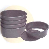 SN5035 Deep Round Embossed Cake Pan/ 7 Inch Aluminum Cake Pan Sanneng Brand 17.8x17.2x7.4 cm