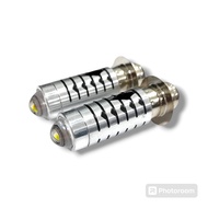 LAMPU UTAMA MOTOR LED H6 LASER CUTOFF JAUH DEKAT PUTIH KUNING PLUS SENJA BIRU ISI 2 PCS PNP SUPRA X 