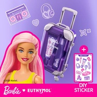Barbie x EUTHYMOL Travel Kit Set (Purple Corrector Toothpaste 20g + Whitening Toothbrush with Sticke