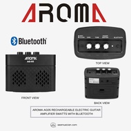 AROMA AG05 RECHARGEABLE ELECTRIC GUITAR MINI AMPLIFIER 5WATTS WITH BLUETOOTH 8 HOURS BATTERY LIFE (A