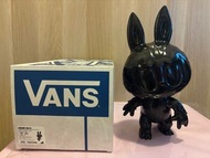 龍家昇 親簽版 Zimomo SBA XL x VANS 全黑 巨大版  (30cm高) Labubu How2work 台北限定