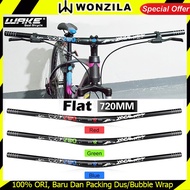 WAKE A020B STANG SEPEDA MTB HANDLEBAR FLAT 72CM OS 31.8MM HITAM - Goes Store87