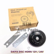horn Automotive Electric Disc Horn 12 / 24V for Car Lorry Van