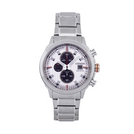 Citizen Chronograph Mens Stainless Steel Bracelet and White Dial - Eco-Drive Watch - CA0738-83A