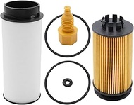Zreneyfex QC00000 Oil Filter MK667920 Fuel Filter, Replacement for Mitsubishi Fuso Trucks Canter 201