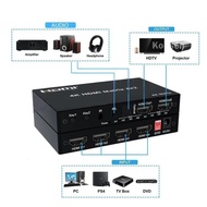 HDMI Matrix 4x2 Switch Splitter Support 4K 60Hz