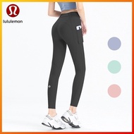 Lululemon 4 color   Yoga Pants running slim with hip lift pocket pants CK005