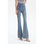 NOMI - Lesley Jeans Highwaist Flare Cutbray Jeans Flare Jeans