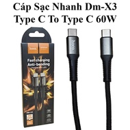 Dm-X3 Type C To Type C 60W Fast Charging Cable 1M Long