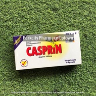 Casprin Enteric Aspirin Microencapsulated Capsule 100mg 2X30s 1592 Expiry:03/2025