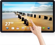 27 inch Android 11.0 Touchscreen All-in-One PC Monitor, 16:9 FHD 1080P, WiFi and Built-in Speakers, 