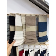 T1111 CUT-FOOT SHRINKLING HIGH-NECKLACE SOCKS