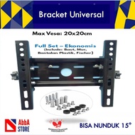 Bracket Braket TV LED 24 29 32 40 42 43 Inch coocaa TCL samsung LG Sharp hisense sony