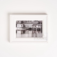 Modern White Wooden Photo Frame - 12RP Photo Frame (30x45 cm)