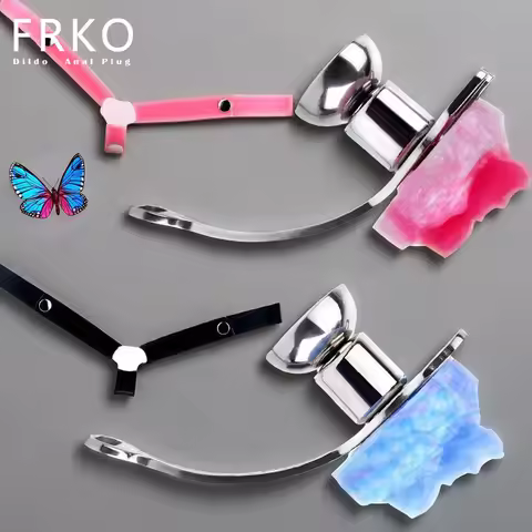 FRKO FUFU Clip Chastity Cage Inverted With Silicone Clitoris Pussy BDSM Belt Device Male To Female A