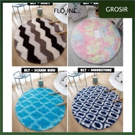 FLO-INC.- NEW MOTIF Round Carpet Floor Mat Diameter 1 Meter