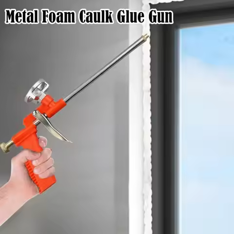 House Decoration Foam Spray Gun Foaming Jet Glue Gun Metal Polyurethane Trigger Spray Sealant Caulki