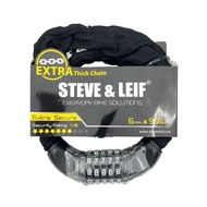 Steve & Leif Bicycle Chain Combination Lock (6mm x 900mm)