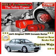 Proton Waja TRW DTEC Ceramic Brake Pad Front &amp; Rear Pair Specialist