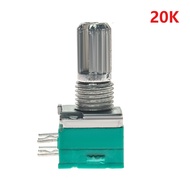5 Chiếc RK097NS Chiết Áp Quay Bộ 6Pin B10K B5K B100K B1K B50K B20K B500K Trục 15 Mm Hợp Kim Kim Loại