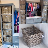 RATTAN STORAGE BASKET MULTIPURPOSE RATTAN BASKET RATTAN STORAGE BASKET