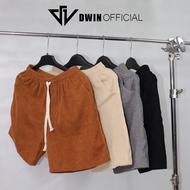 Dwin men's velvet basic sports shorts for men and women oversize Korean street style Ulzzang