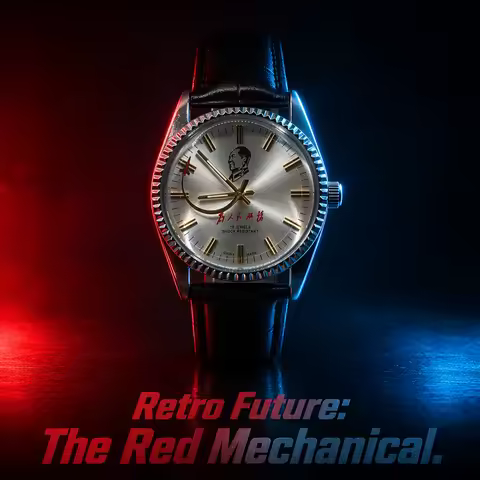 Shanghai Vintage Mechanical Watch for Men 19 Jewels Hand Wind Shockproof Black Leather Strap Busines