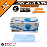 Masker Yutaka Surgical Mask 3ply / Masker Medis Yutaka 3 ply/murah Masker Yutaka Surgical Mask 3ply / Masker Medis Yutaka 3 ply