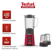 Tefal Minimix Glass Personal Blender BL1685 – 400W, 700ml, removable Powelix blades, 2 speeds, mini chopper &amp; grinder