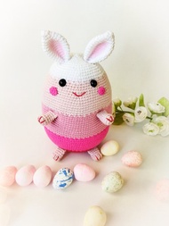 粉红色兔子钩针图案pdf英文。 给任何人的小礼物
