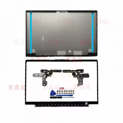ZZMM For Lenovo Ideapad 5 15IIL05 15ARE05 15ITL05 15ALC05 LCD Back Cover Bezel Hinges