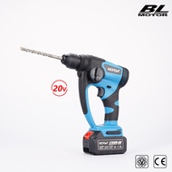 Brushless Cordless Electric Drill Rotary Hammer 4 Modes Drill Demolition Hammer Rechargeable Power Tool for Makita 18V Battery