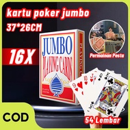 54 Sheets 37*26CM Jumbo Poker Cards / Fun Wedding Creative Games/ Fun Party Games Unique Playing Car