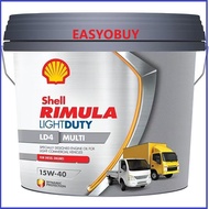 Shell Engine Oil 15W40 Rimula LD4 Multi Diesel Engine 7.5 Liter Light Truck Hilux 4WD Minyak Hitam 4